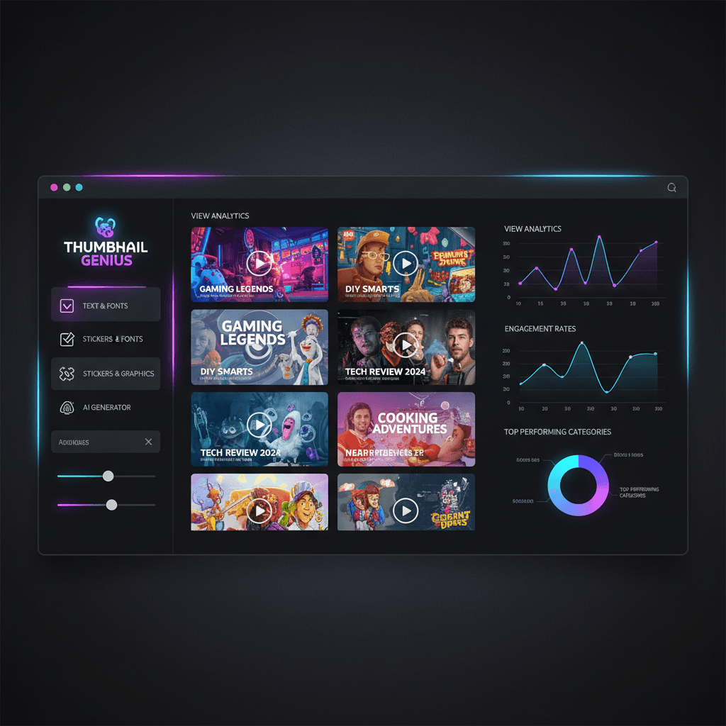 Interface do ThumbYou mostrando criação de thumbnails